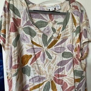 Nicole Miller Linen Blouse